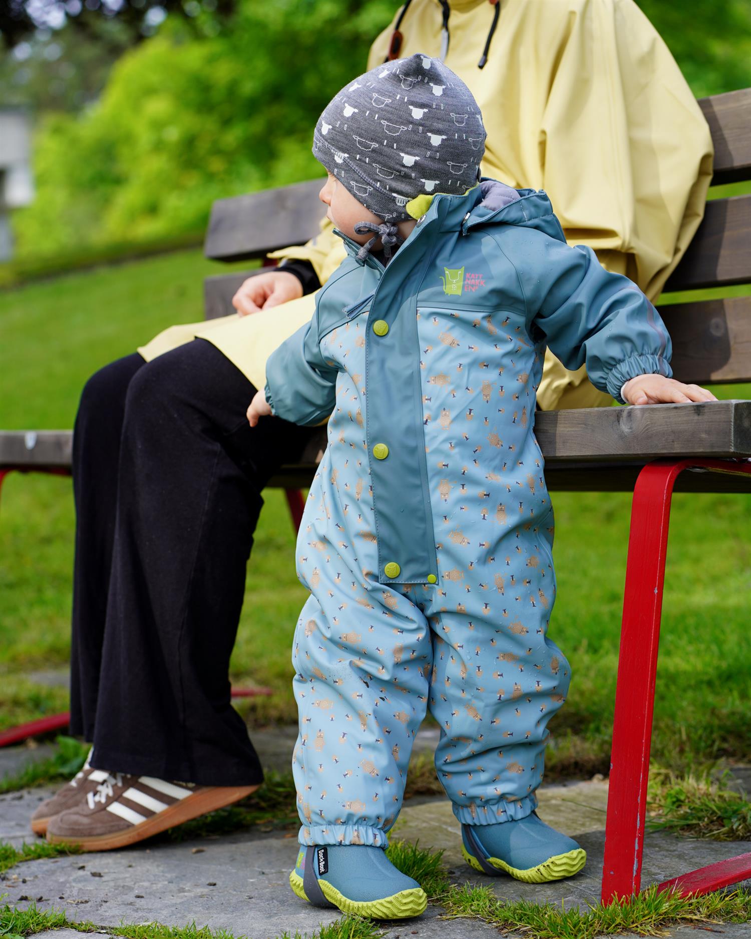 Babyregndress Pytt-Yttertøy-Kattnakken-Aandahls