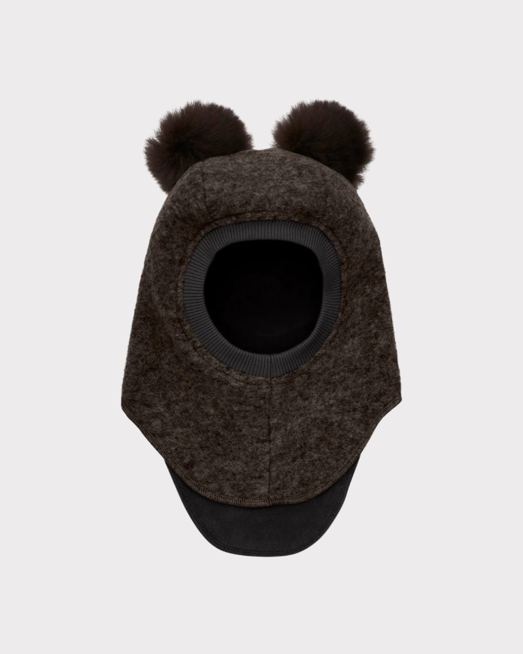 Balaclava Wool Alpaca Pompoms-Hodeplagg-Huttelihut-Aandahls