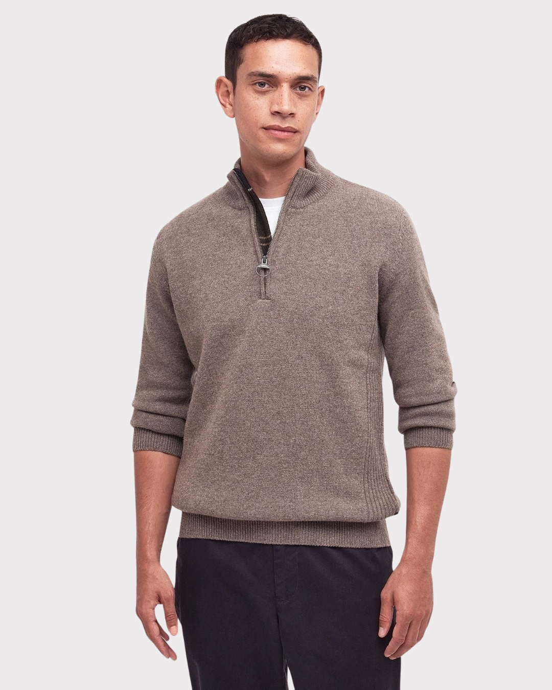 Barbour Holden Half Zip-Strikk-Barbour-Aandahls