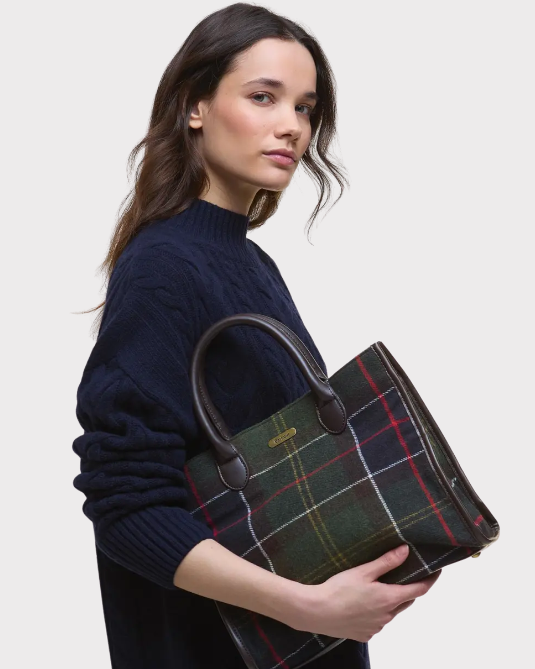 Barnhill Tartan Tote Bag-Veske-Barbour-Aandahls