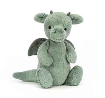 Bashful Dragon Original Medium-Tilbehør-Jellycat-Aandahls