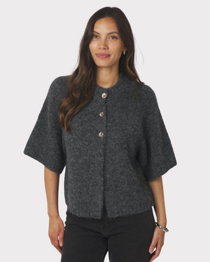Benuta Fluffy Cardigan-Overdel-Neo Noir-Aandahls
