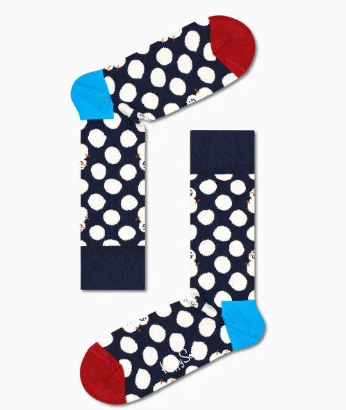 Big Dot Snowman Sock-Strømper-Happy Socks-Aandahls