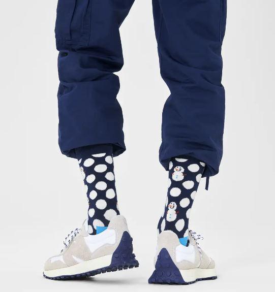 Big Dot Snowman Sock-Strømper-Happy Socks-Aandahls