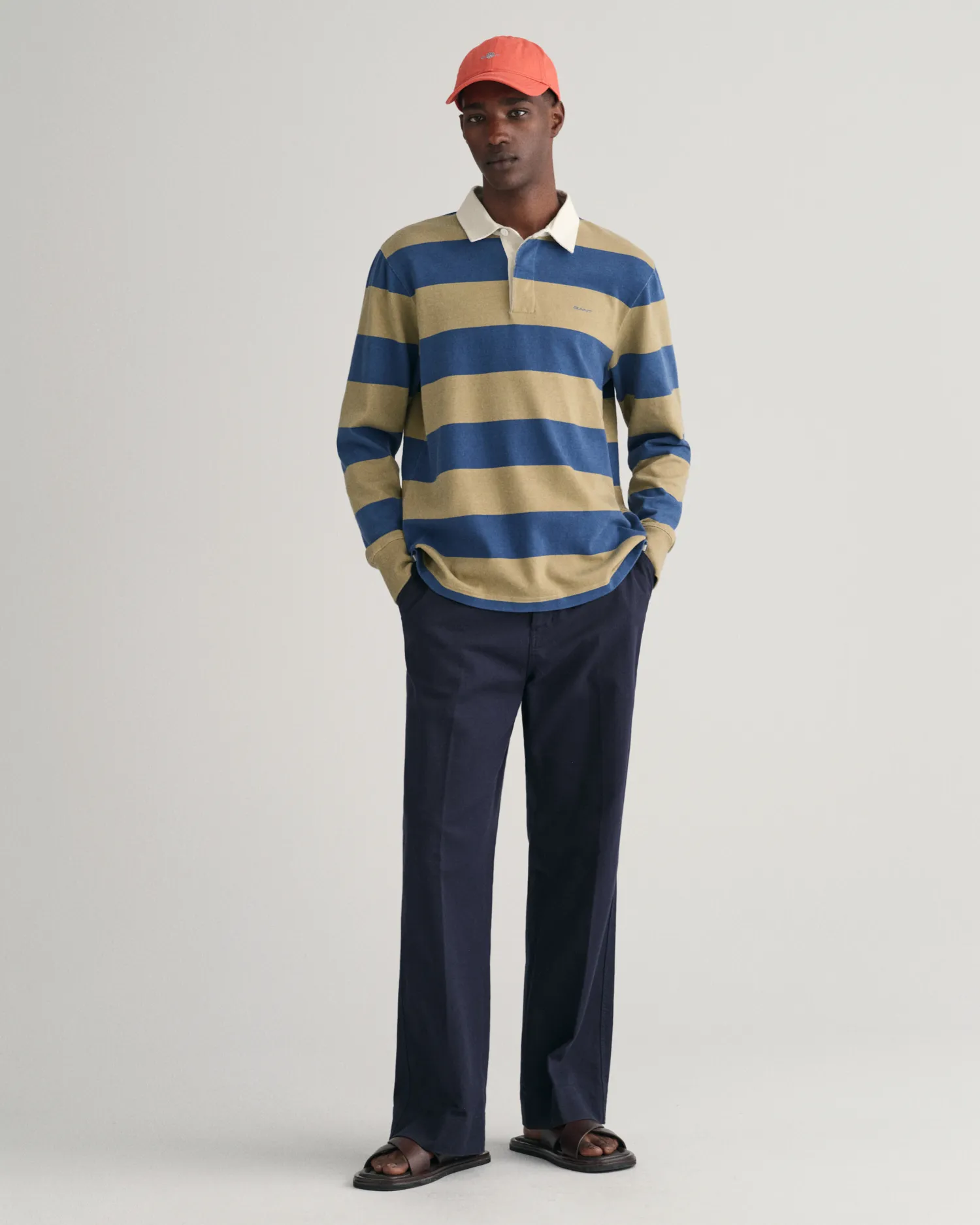 Block Stripe Heavy Rugger-Sweat-Gant-Aandahls