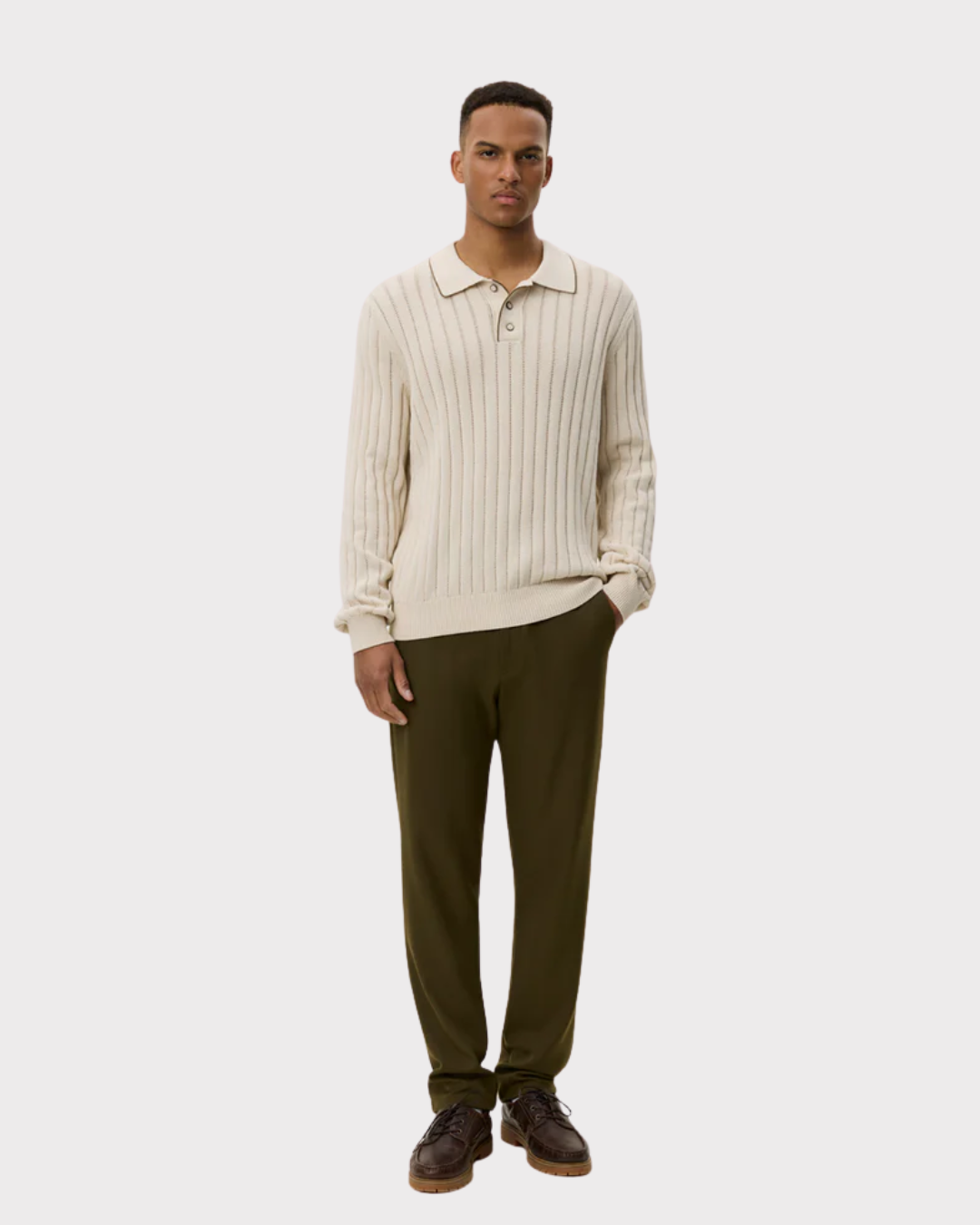 Bogart Rugby Polo Knit-Overdel-Les Deux-Aandahls