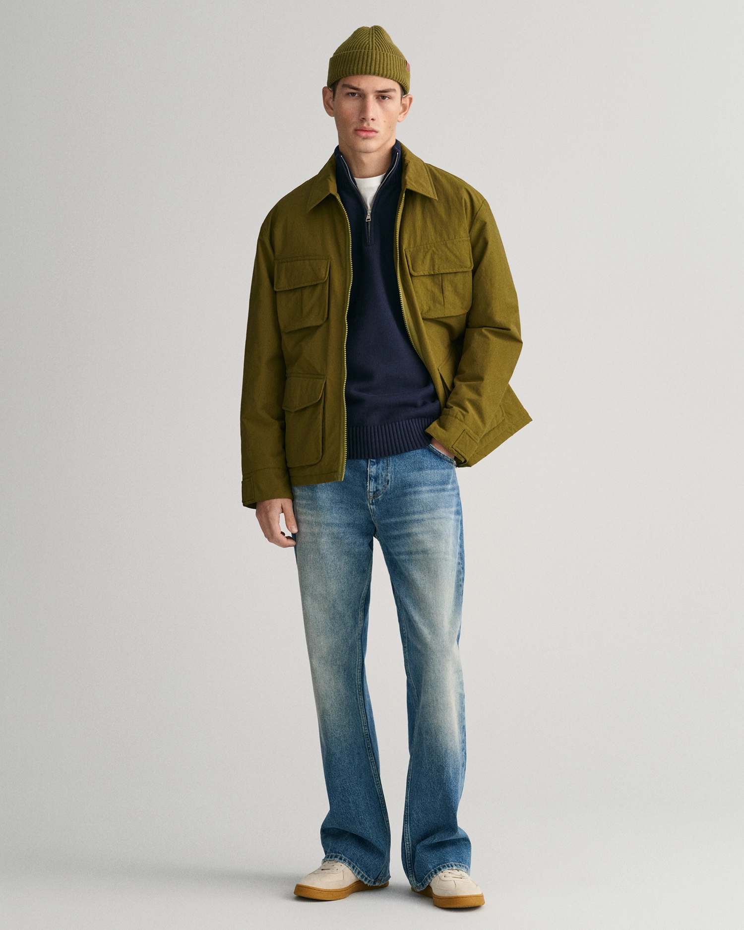 Bomullsgenser Med Half-Zip-Genser-Gant-Aandahls