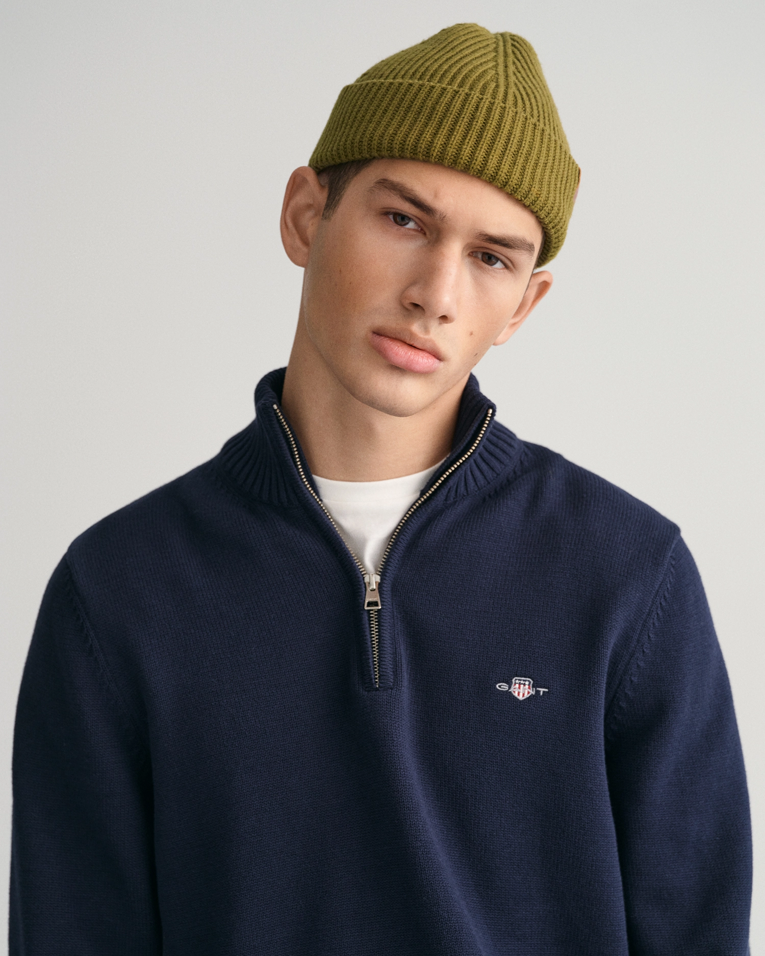 Bomullsgenser Med Half-Zip-Genser-Gant-Aandahls
