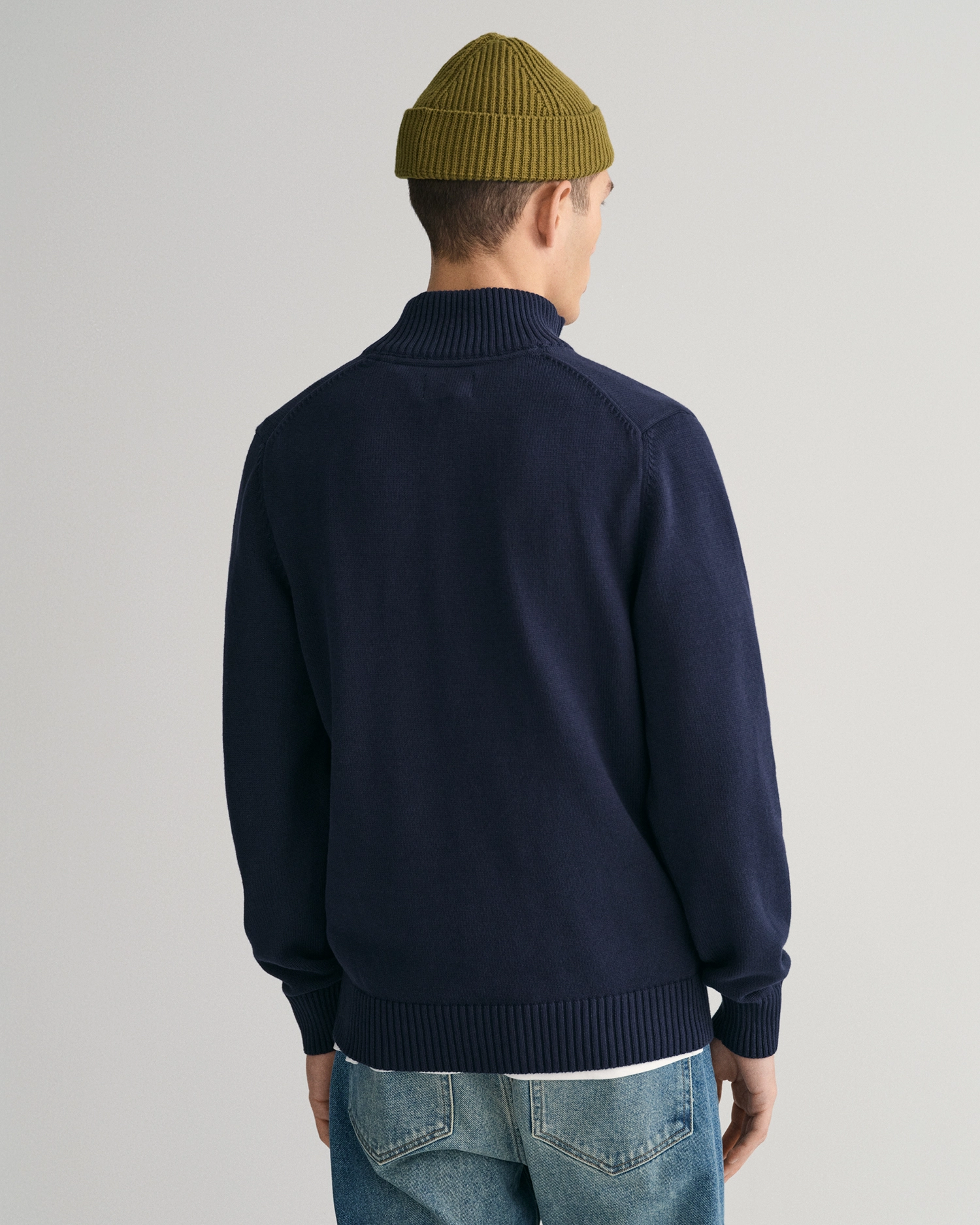Bomullsgenser Med Half-Zip-Genser-Gant-Aandahls