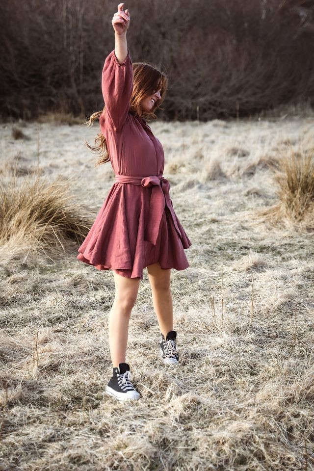 Bon Weekend Dress Linen-Kjole-Confettibird-Aandahls