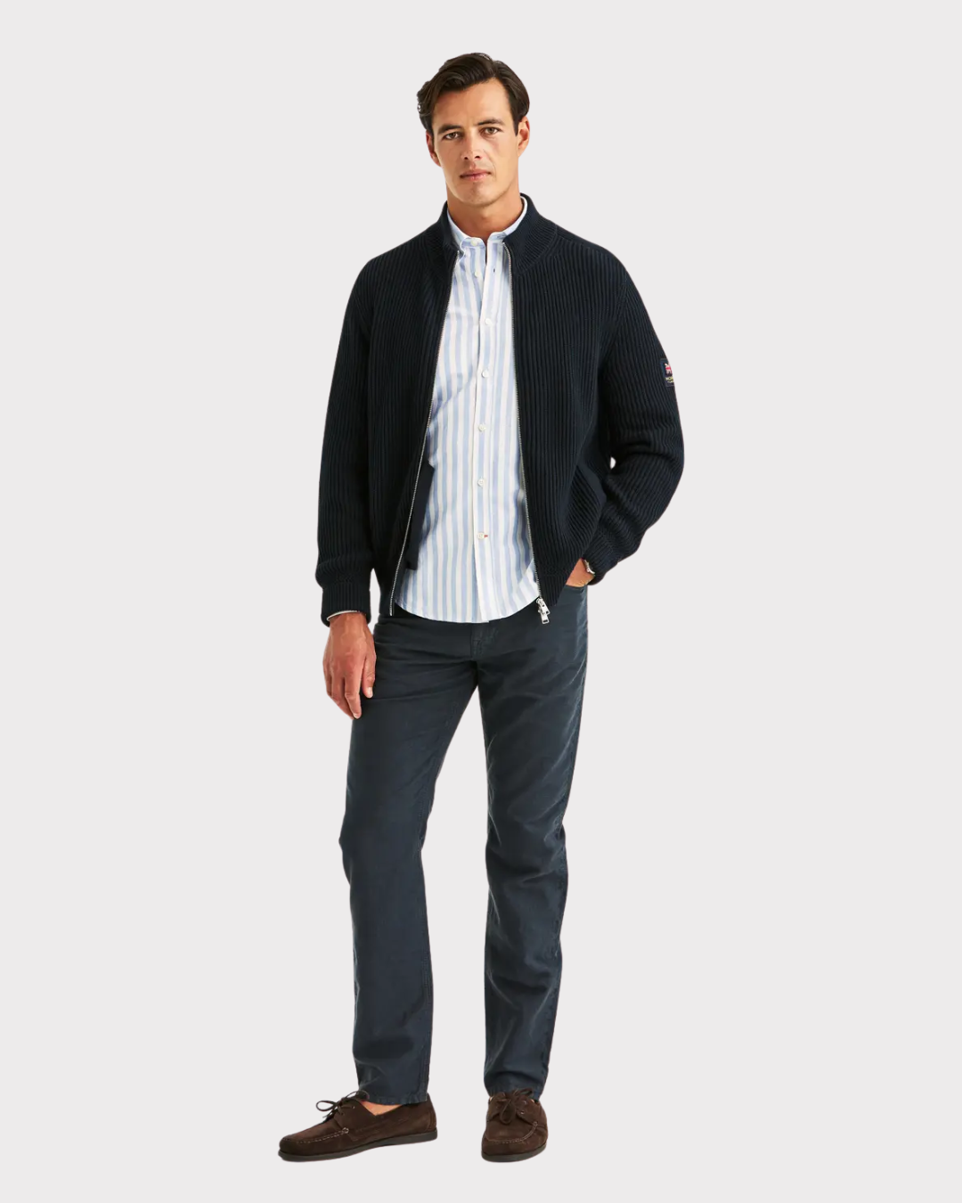 Brenton Zip Cardigan-Genser-Morris-Aandahls