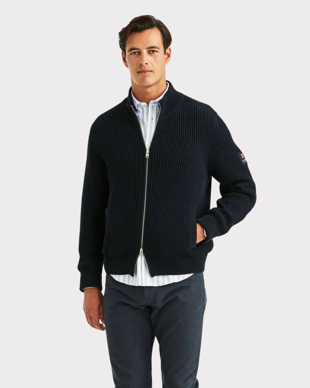 Brenton Zip Cardigan-Genser-Morris-Aandahls