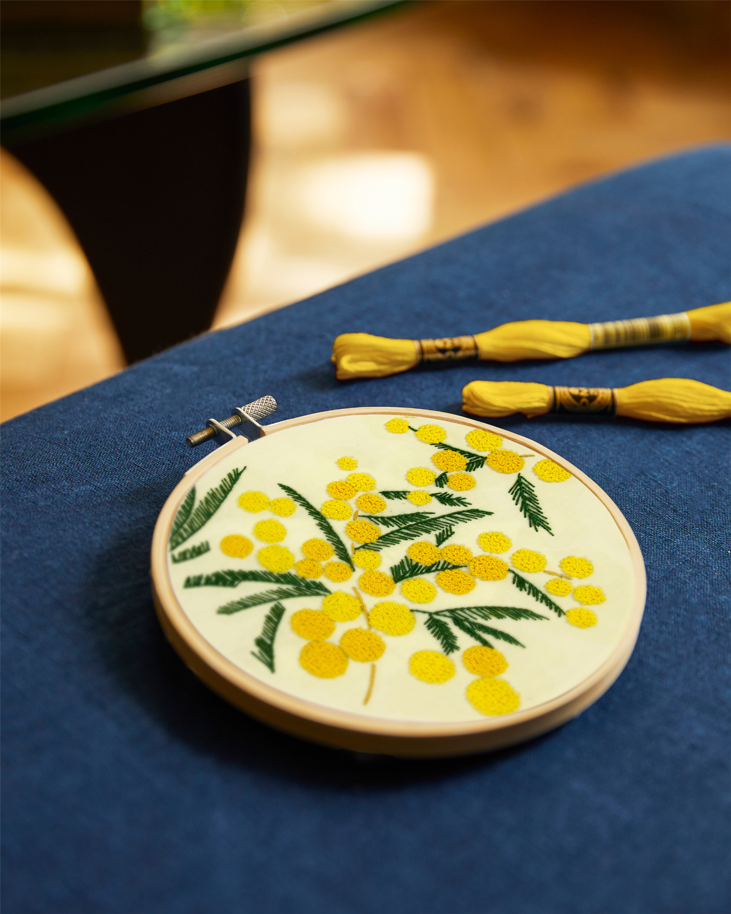 Broderi kit m ramme-Garn & Broderi-0 - Villy-Aandahls