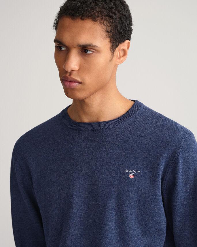 CLASSIC COTTON C-NECK-Strikk-Gant-Aandahls