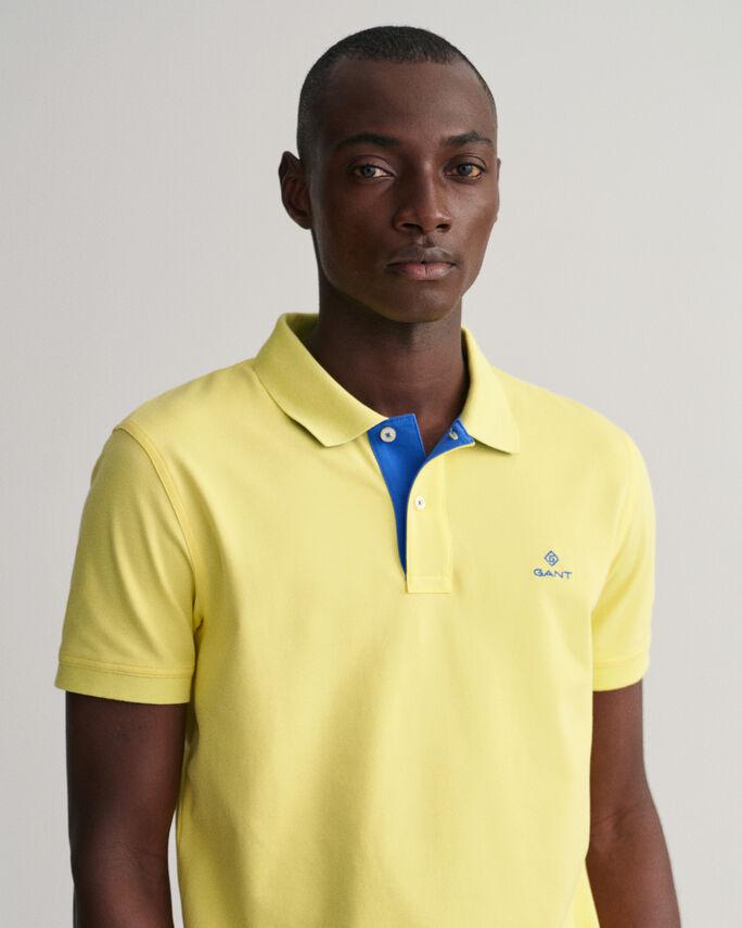 CONTRAST COLLAR PIQUE SS RUGGER-Pique-Gant-Aandahls