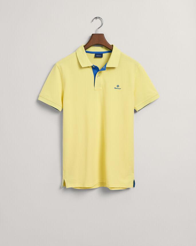 CONTRAST COLLAR PIQUE SS RUGGER-Pique-Gant-Aandahls