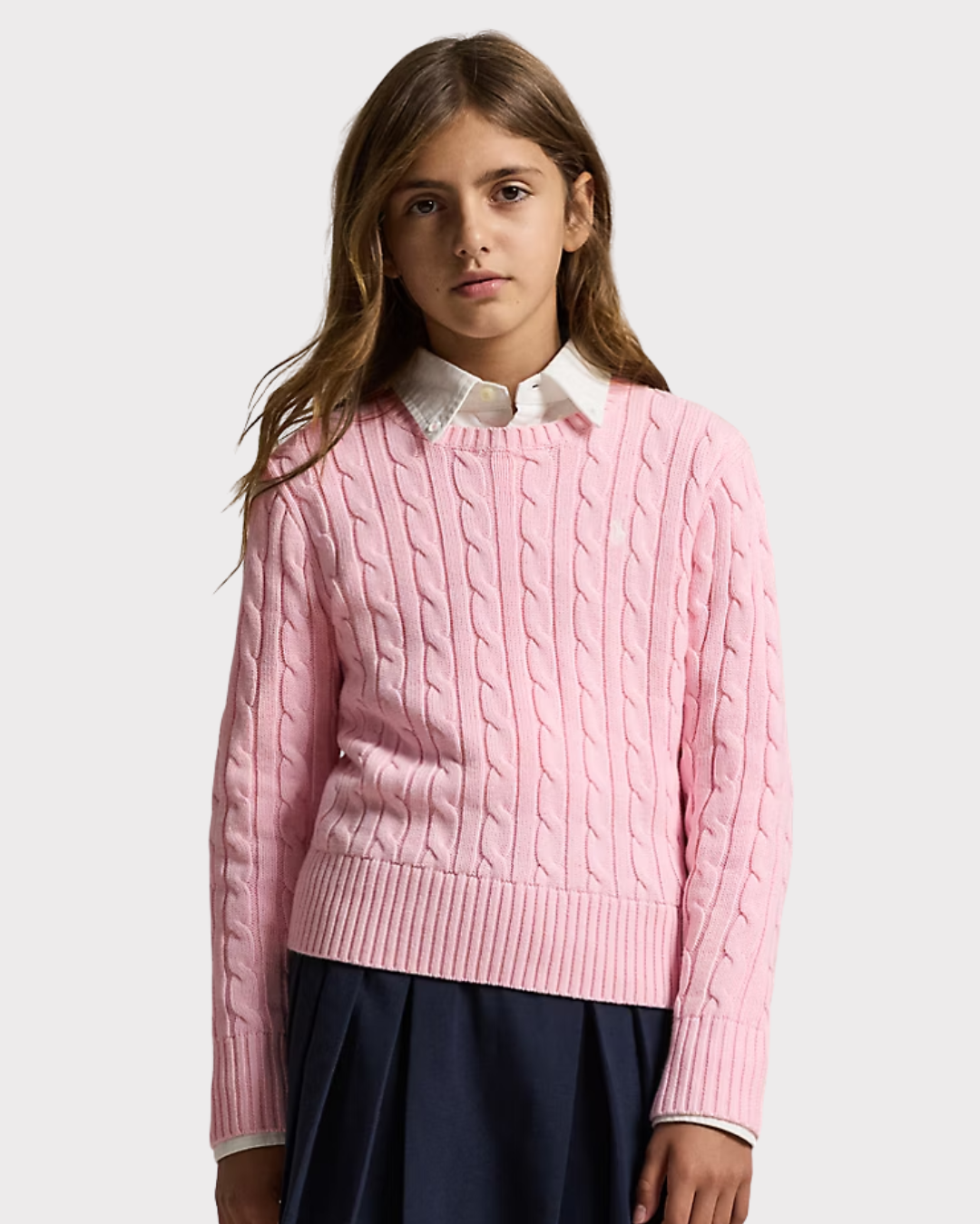 Cable-Knit Cotton Sweater-Genser-Polo Ralph Lauren-Aandahls
