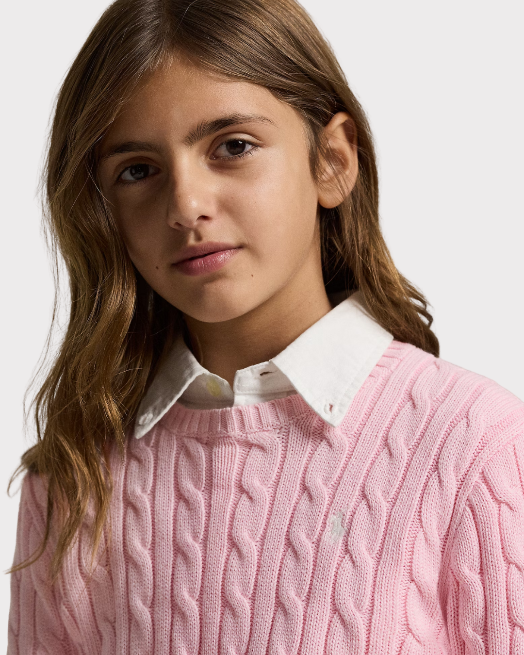 Cable-knit cotton sweater-Genser-Polo Ralph Lauren-Aandahls