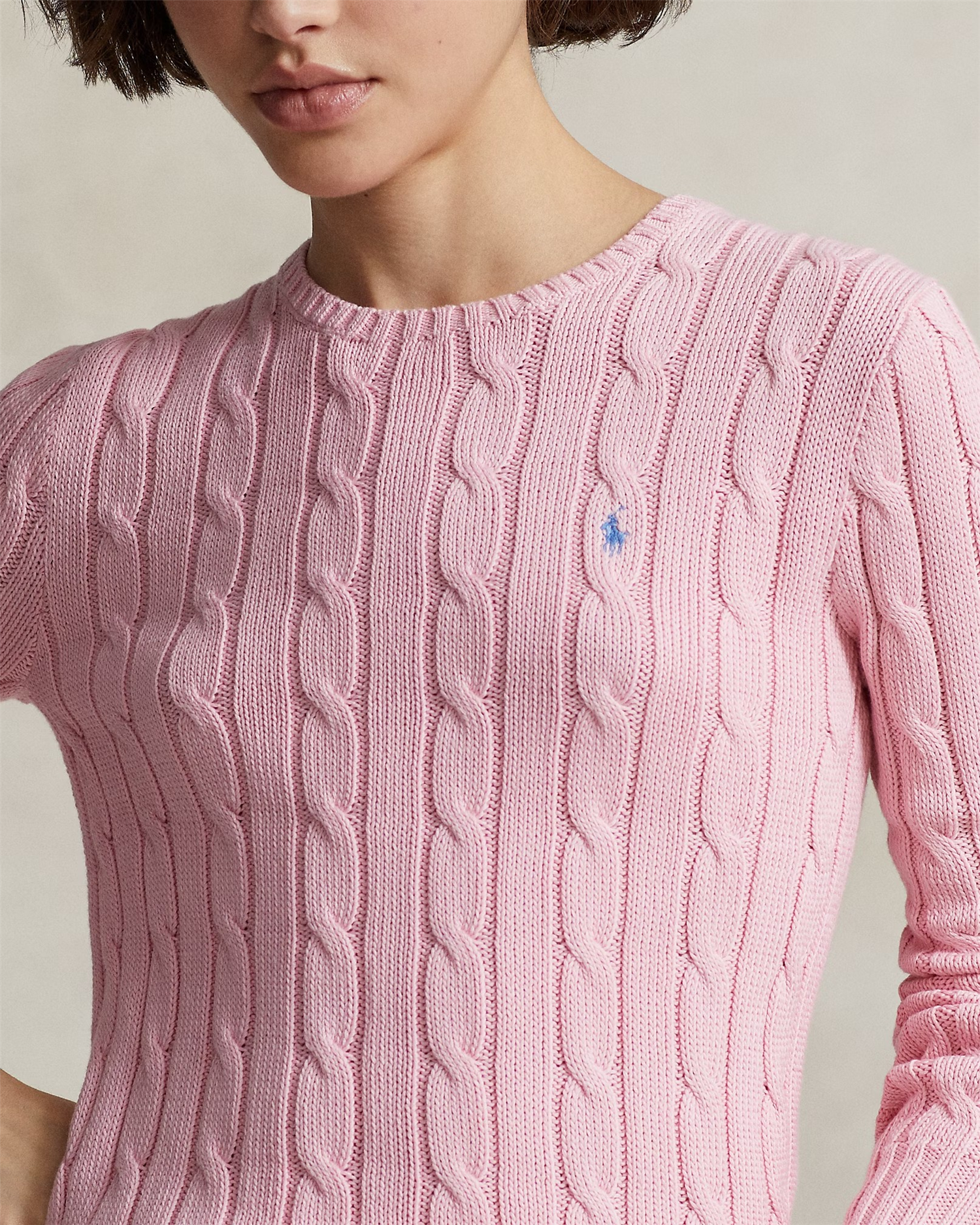 Cable knit crewneck NOOS-Genser-Polo Ralph Lauren-Aandahls