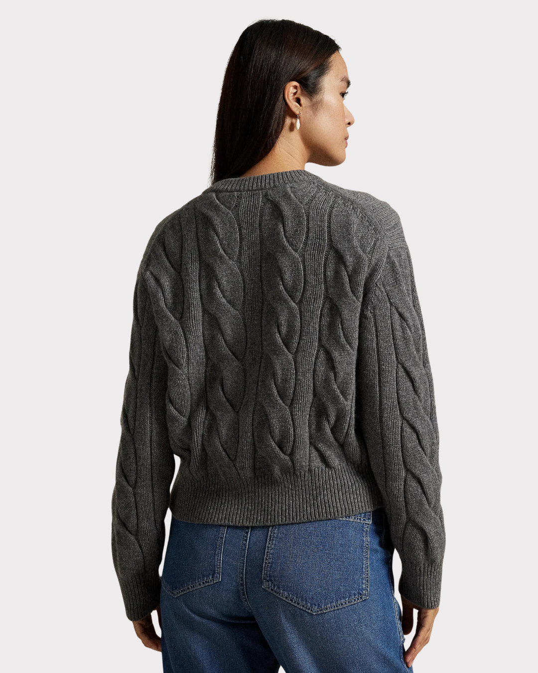 Cable knit wool-cashmere-CARDIGAN-Polo Ralph Lauren-Aandahls