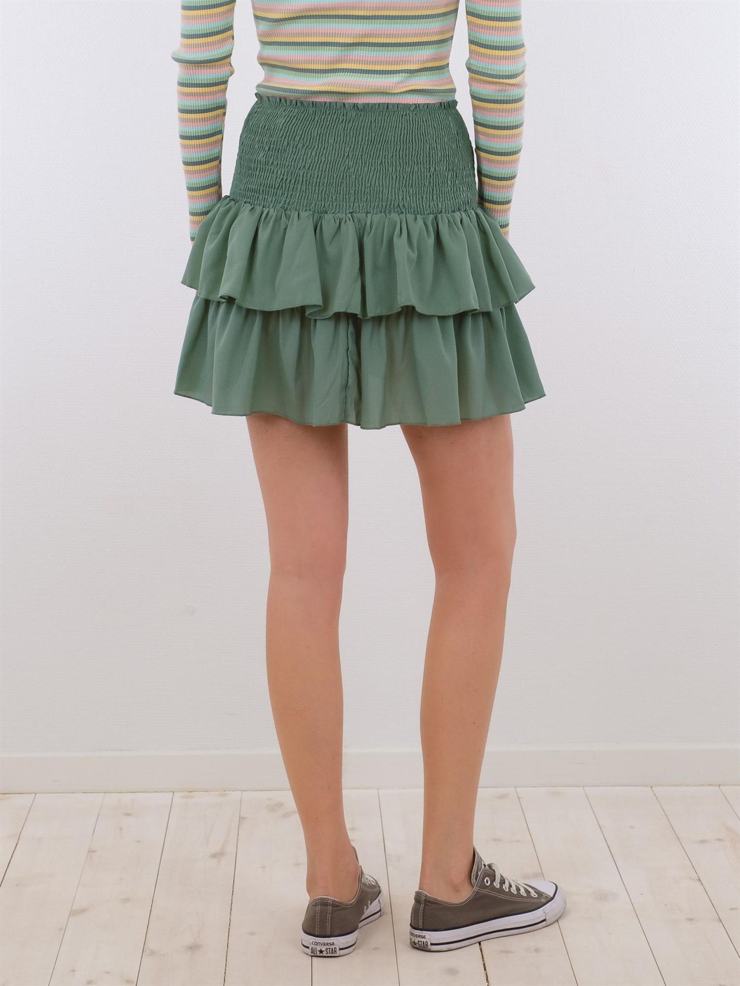 Carin R Skirt-Skjørt-Neo Noir-Aandahls