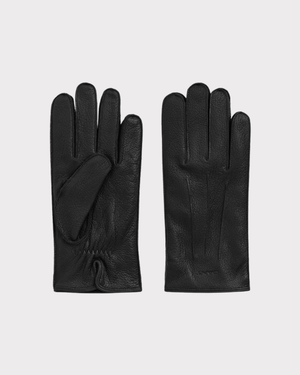 Cashmere Lined Leather Gloves-Tilbehør-Gant-Aandahls