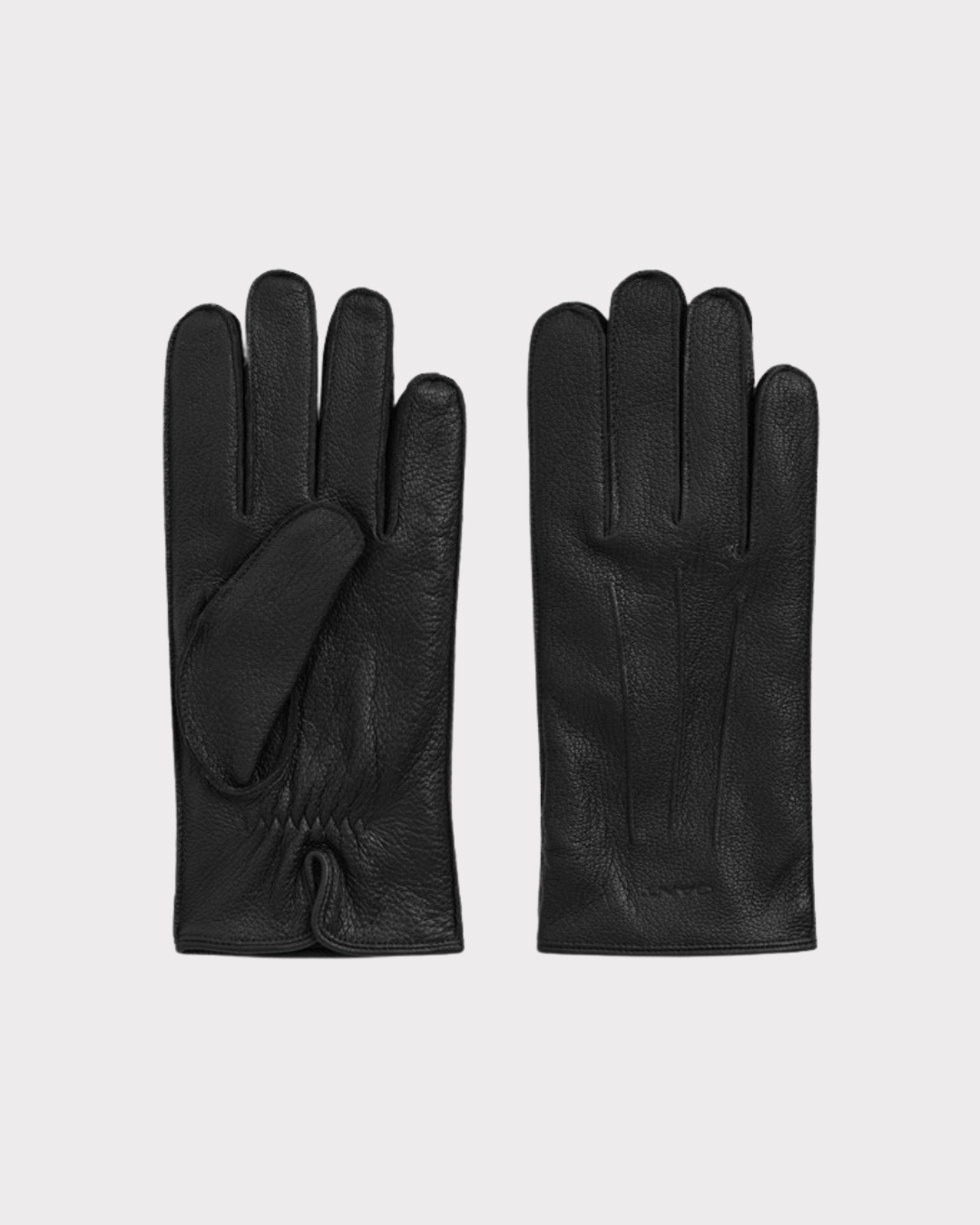 Cashmere Lined Leather Gloves-Tilbehør-Gant-Aandahls