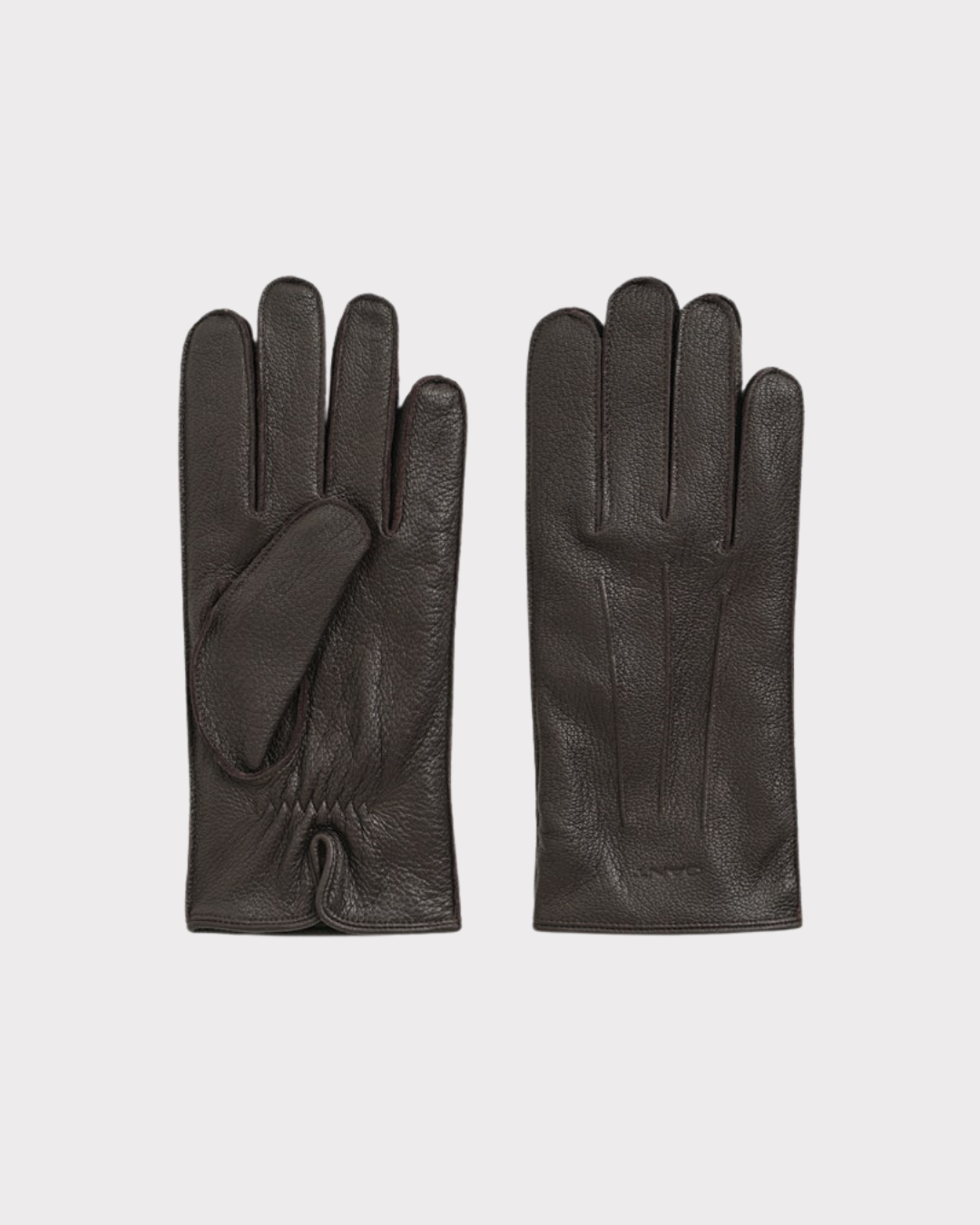 Cashmere Lined Leather Gloves-Tilbehør-Gant-Aandahls