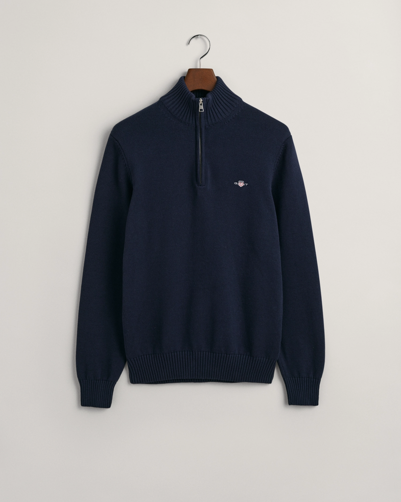 Casual Cotton Half Zip-Genser-Gant-Aandahls