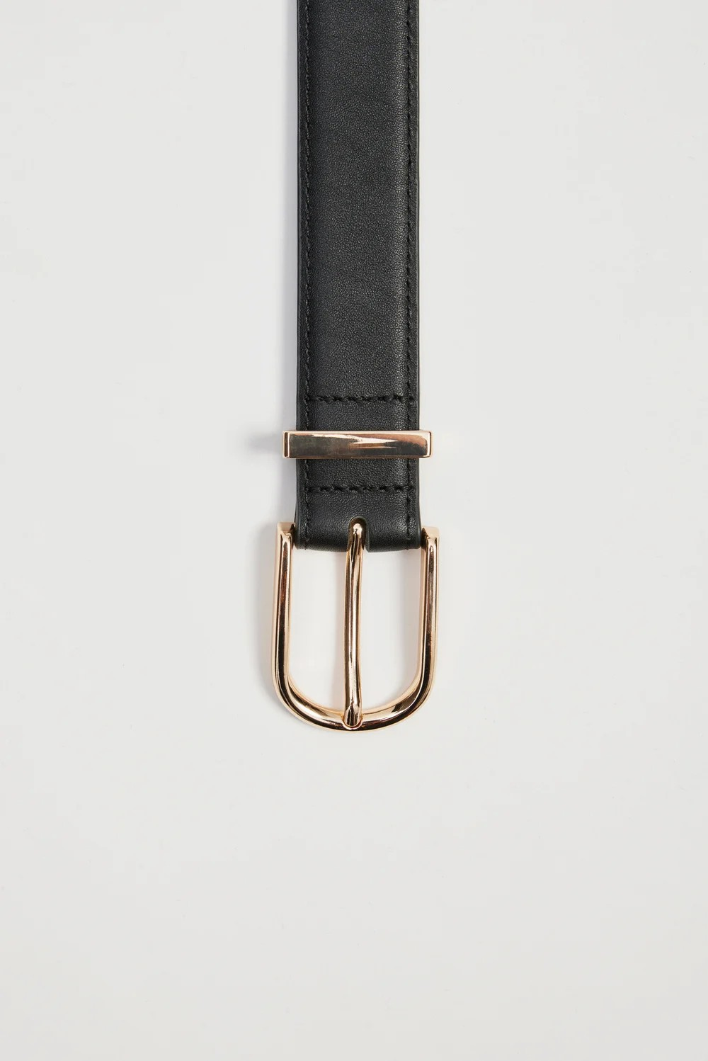Charlie rounded buckle leather belt-Belter-By Malina-Aandahls