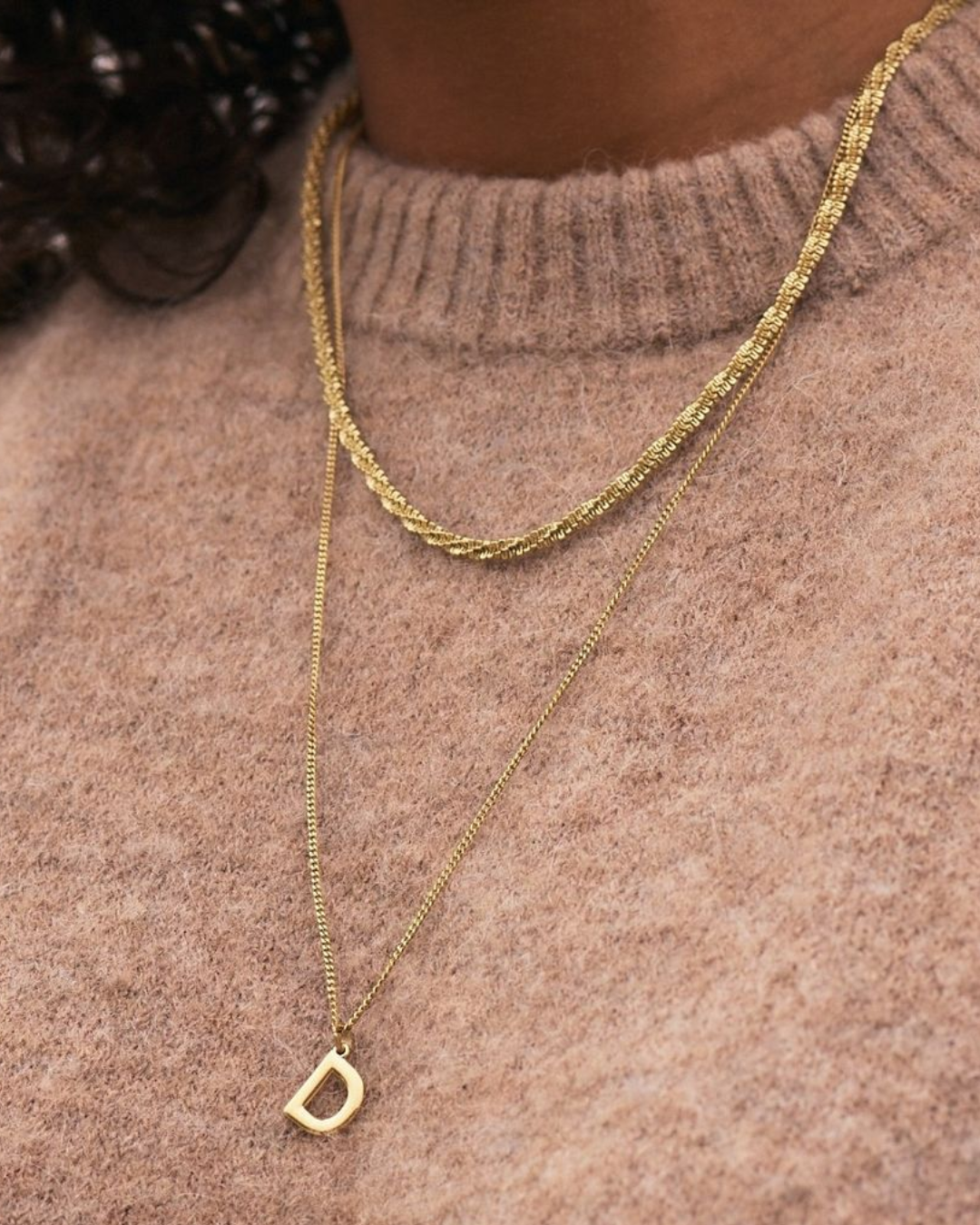 Charmentity Chain Curb 60 Cm Gold