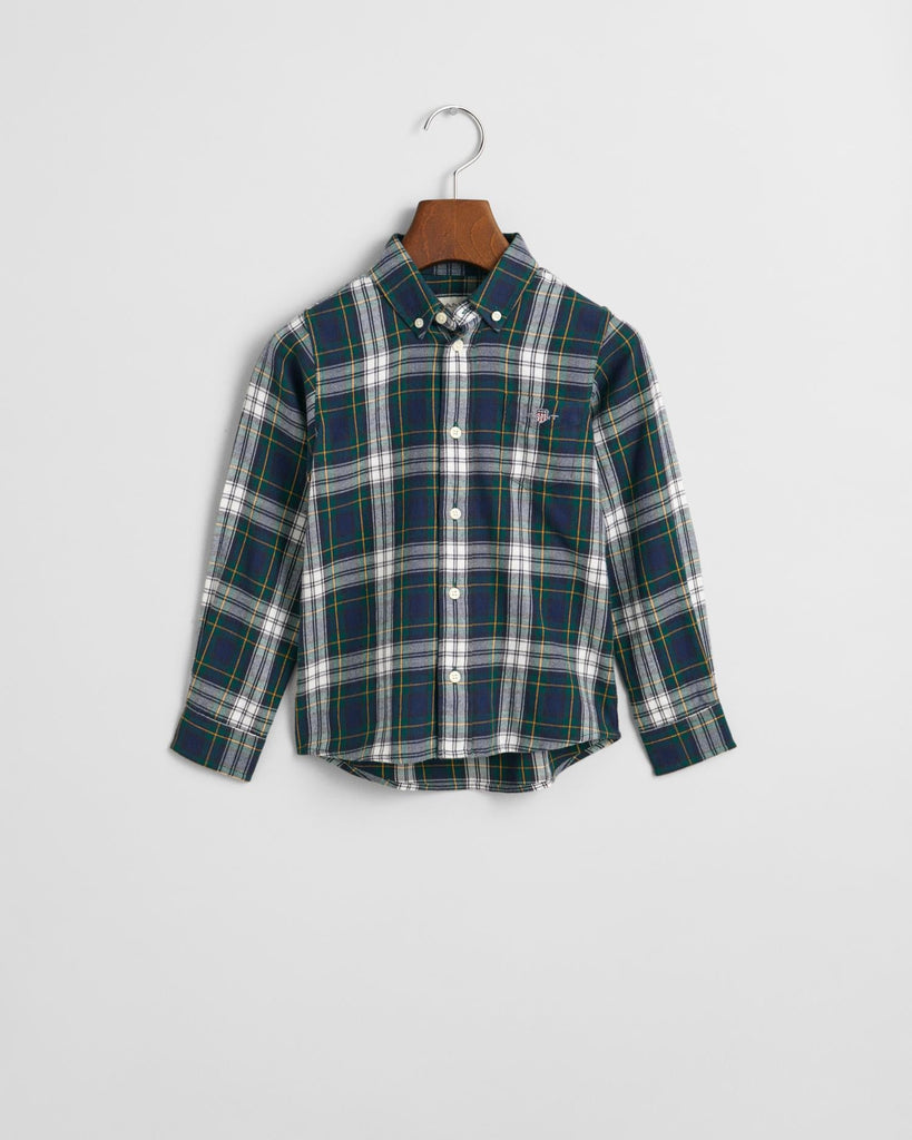 Checked flannel BD shirt-Skjorte-Gant-Aandahls