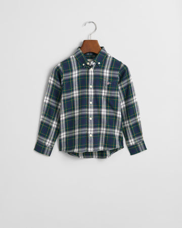 Checked flannel BD shirt-Skjorte-Gant-Aandahls