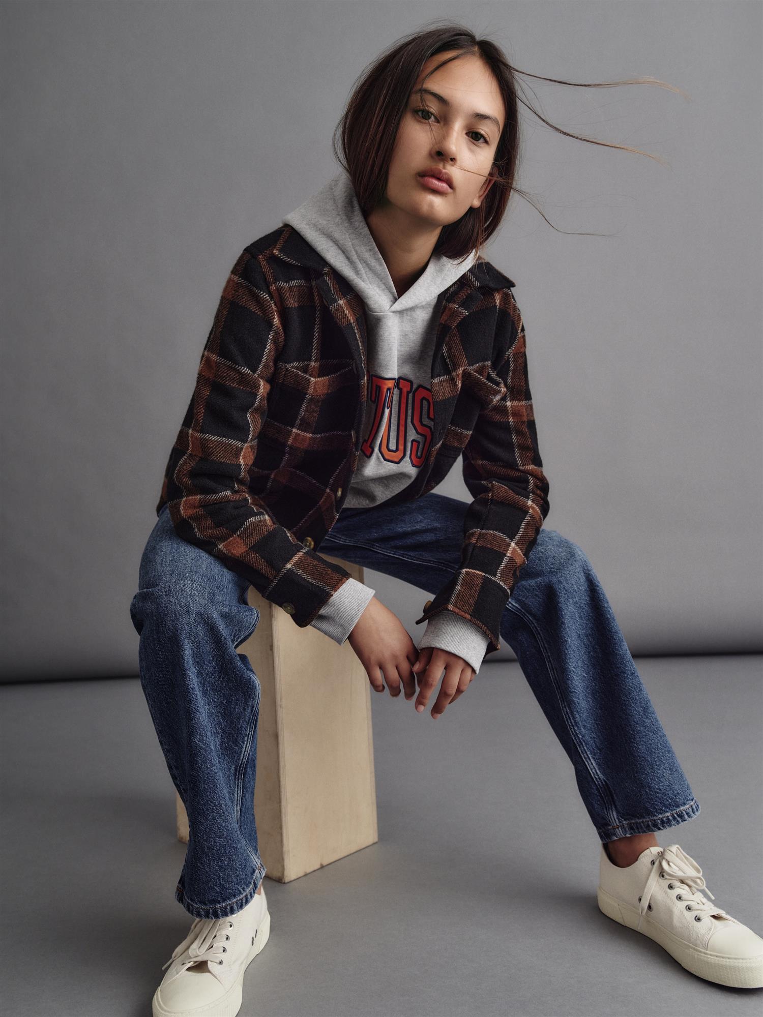 Checked shield overshirt-Jakke-Gant-Aandahls