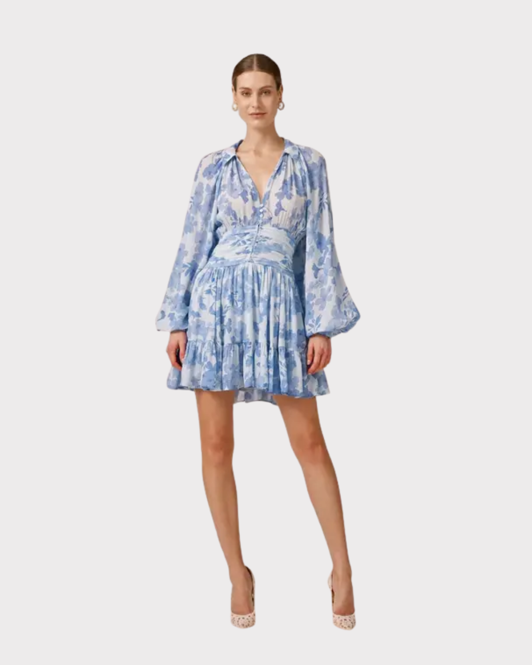 Chiffon Mini Dress-Kjole-ByTimo-Aandahls
