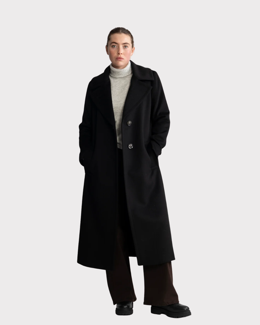 Clareta Belt long-Ytterjakker-SAND-Aandahls