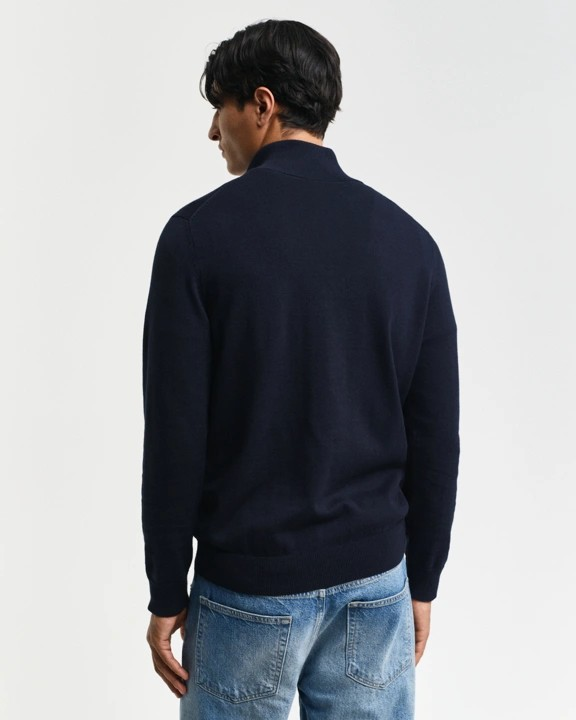 Classic Cotton Half Zip-Strikk-Gant-Aandahls