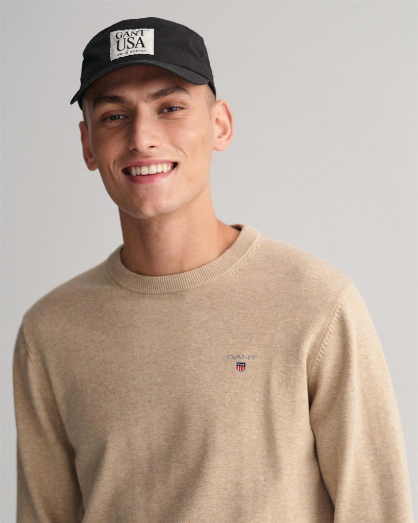 Classic cotton c-neck-Strikk-Gant-Aandahls