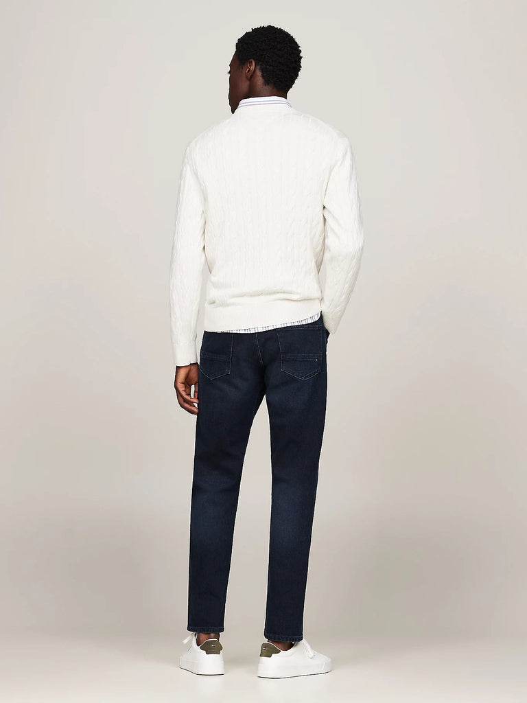 Classic cotton cable crew neck-Genser-Tommy Hilfiger-Aandahls