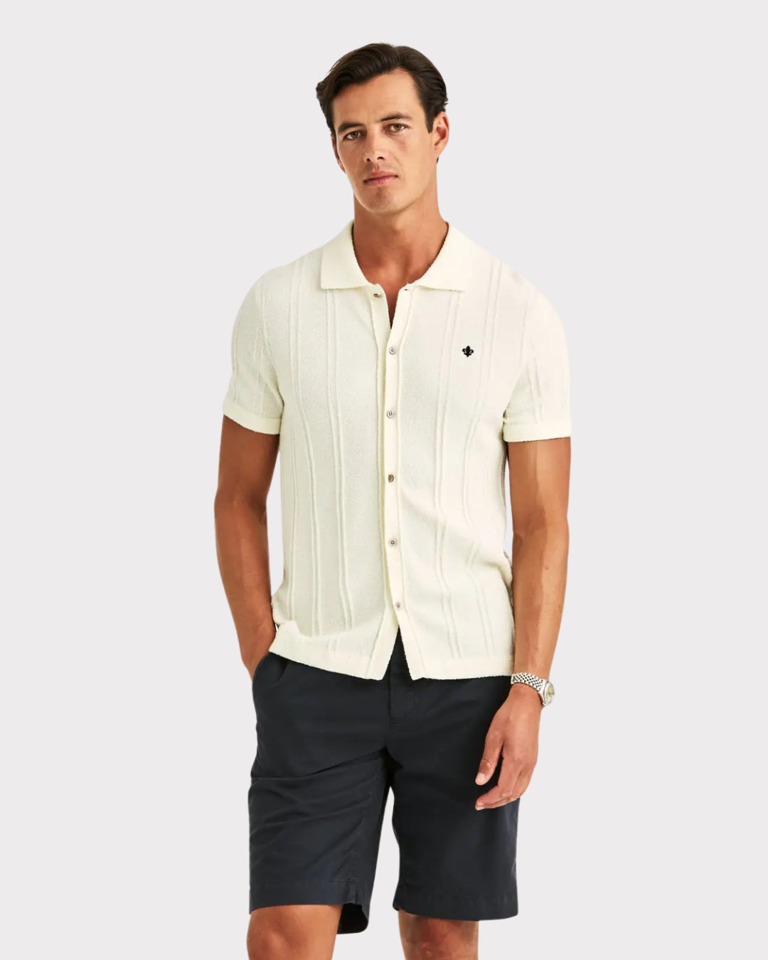 Clayton Knitted SS Shirt-Skjorte-Morris-Aandahls