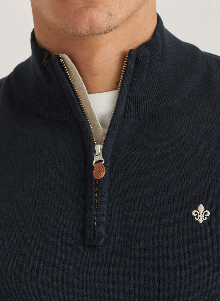 Colton Half Zip-Strikk-Morris-Aandahls