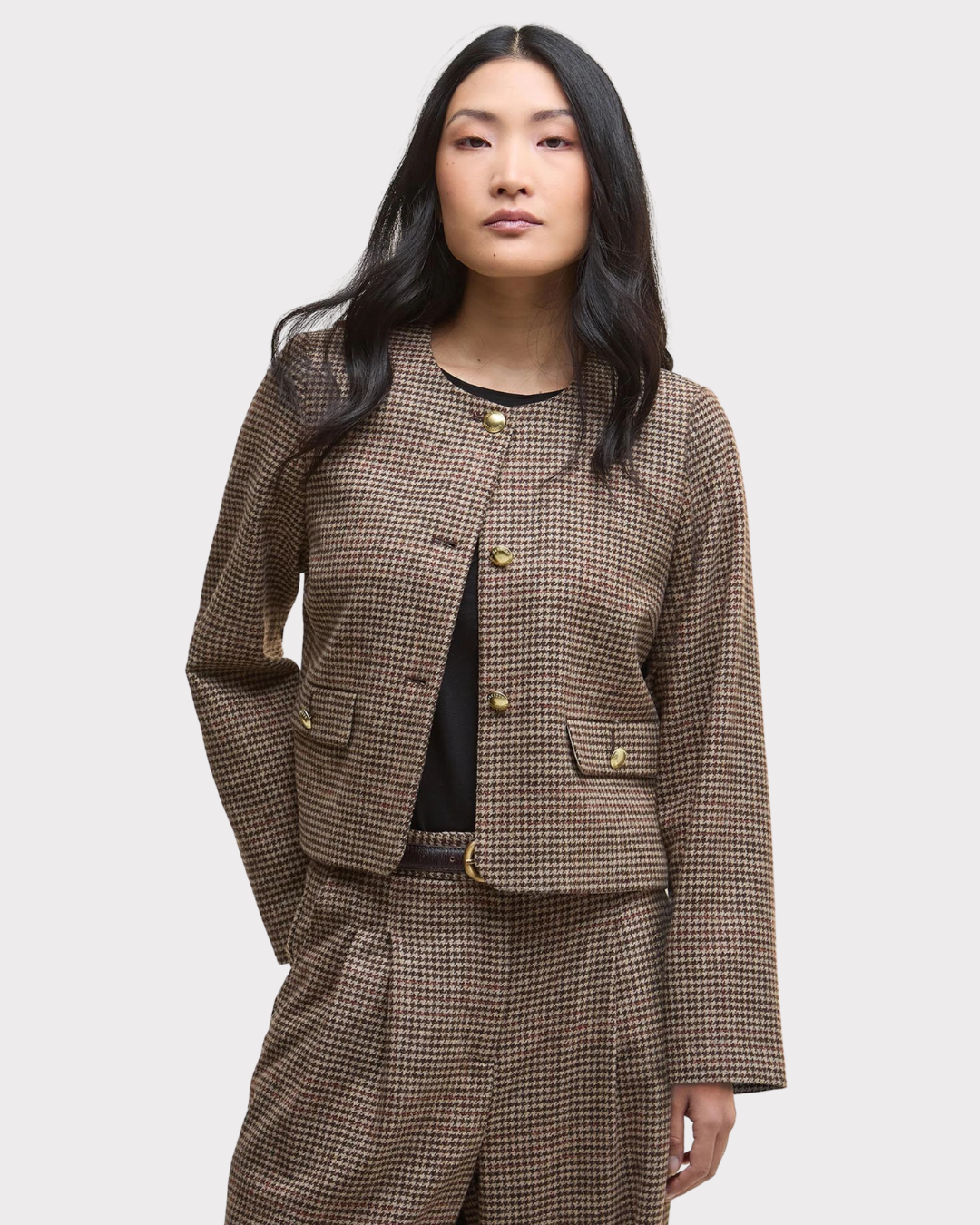 Corina Collarless Tailored-Ytterjakker-Barbour-Aandahls