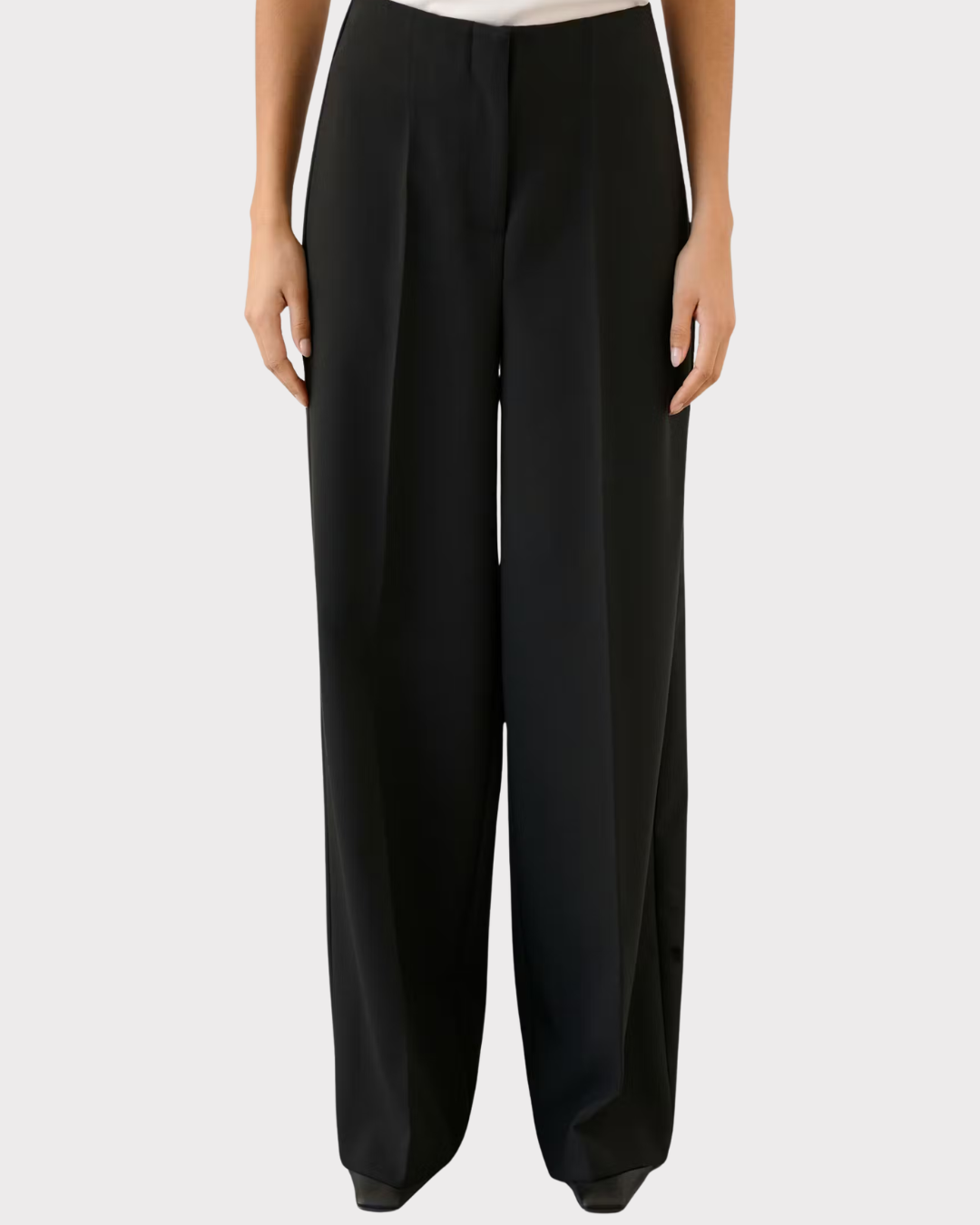 Corinne Wide Long Pants-Bukse-Soaked in Luxury-Aandahls