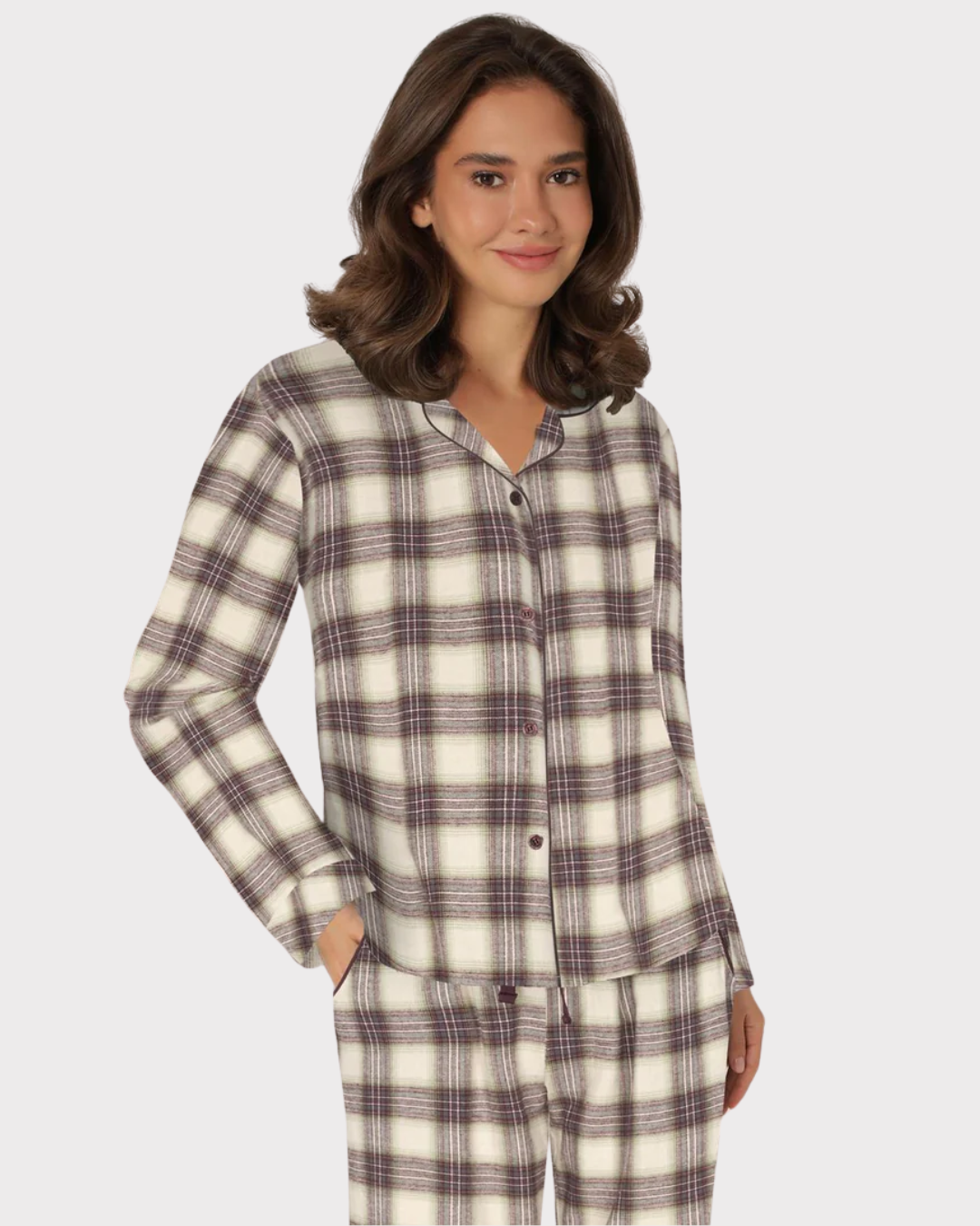 Cotton Flannel Pyjamas-Nattøy-Lady Avenue-Aandahls