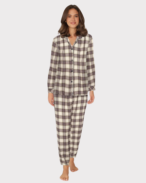 Cotton Flannel Pyjamas-Nattøy-Lady Avenue-Aandahls