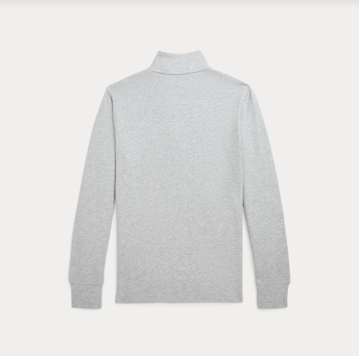 Cotton Interlock Quarter-Zip Pullover-Genser-Polo Ralph Lauren-Aandahls