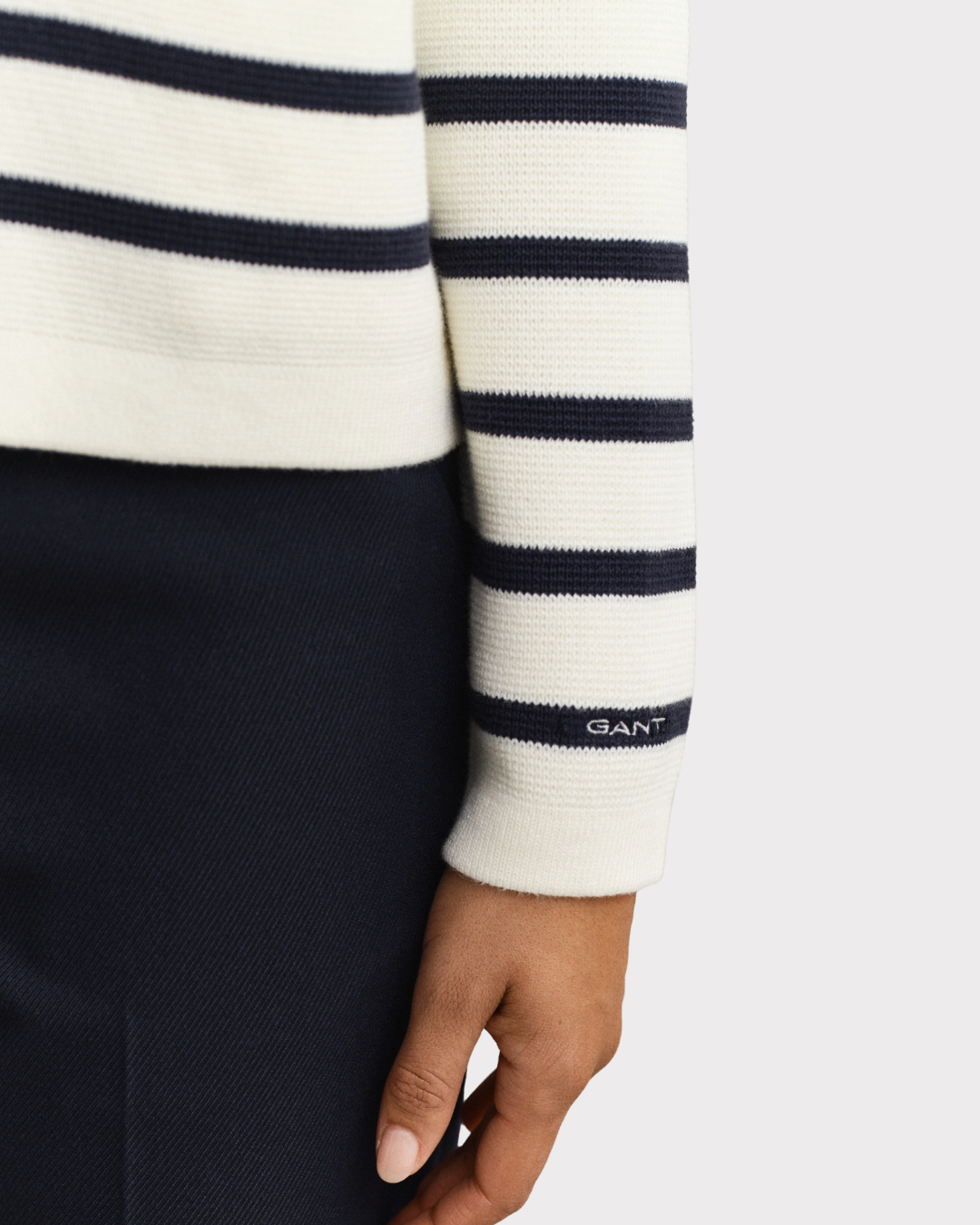 Cotton Knit Jacket-Overdel-Gant-Aandahls