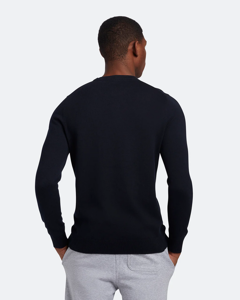 Cotton Merino Crew Jumper-Genser-Lyle & Scott-Aandahls