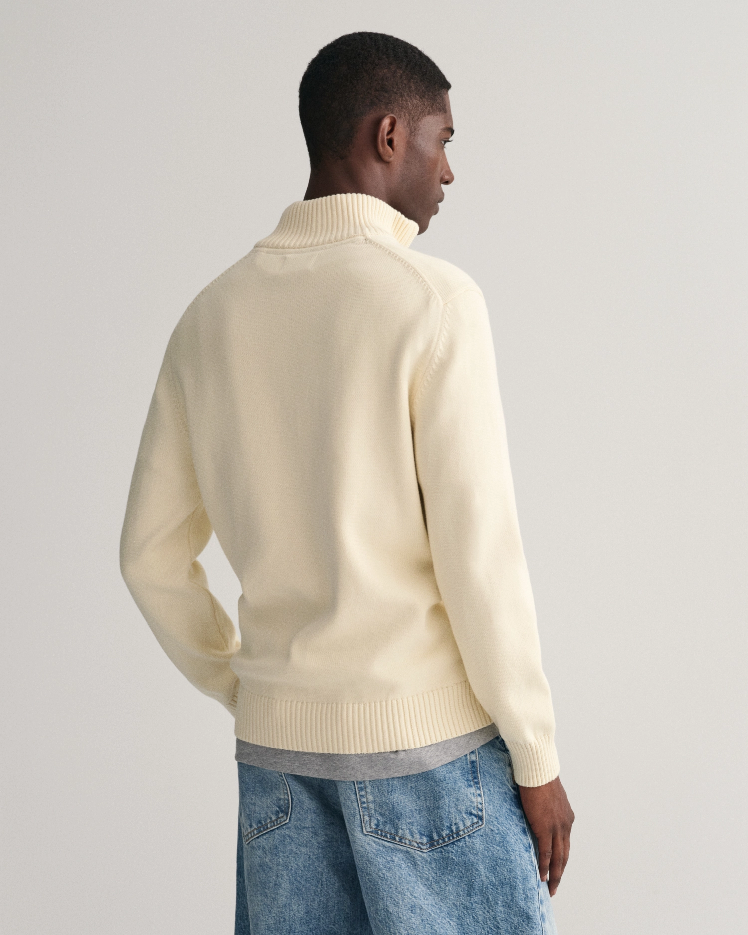 Cotton Wool rib c-neck-Genser-Gant-Aandahls