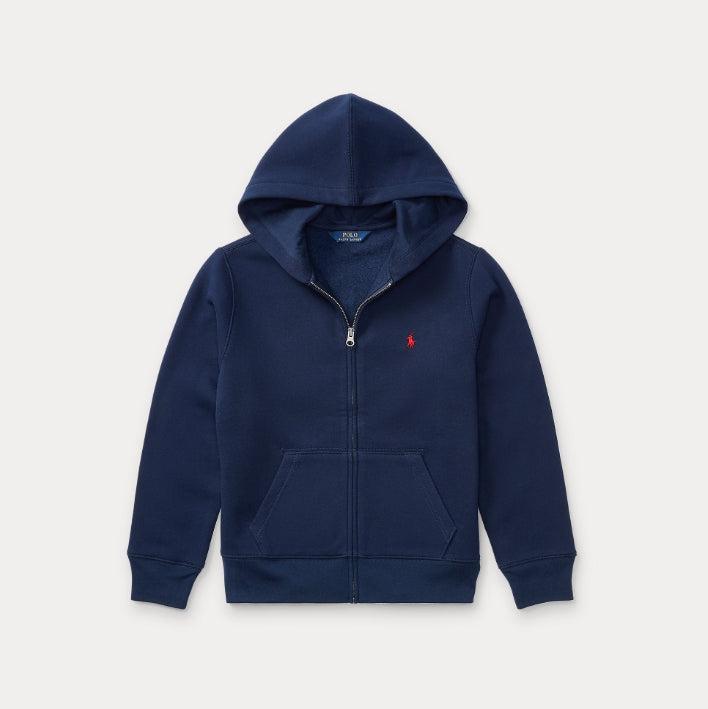 Cotton-blend fleece hoodie-Genser-Polo Ralph Lauren-Aandahls